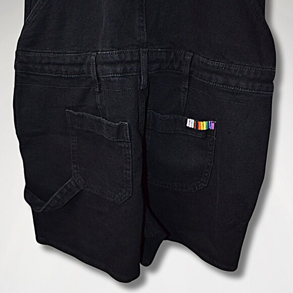 Sonoma Community Adult Unisex Short Overalls–Casual Denim Summer Outfit–Size S - Picture 10 of 11